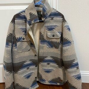 Jachs Men's Multicolor Patterned Shirt Jacket